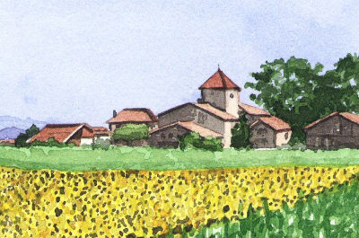 Aquarelles de la Drôme